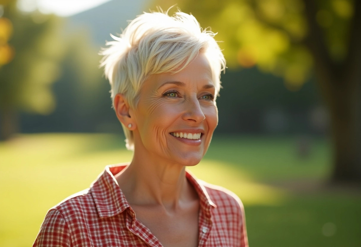 femme cheveux rajeunissant